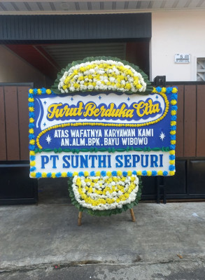 Papan Bunga Duka di Cangkiran